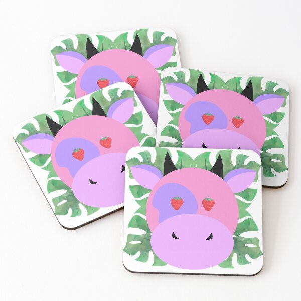 Item preview, strawberry cow designed and sold by Raseelvm.