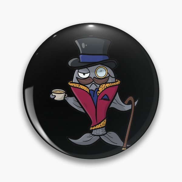 Artikelvorschau, Cute Fancy Sophisticated Fish Cartoon entworfen und verkauft von LEFDDesigns.