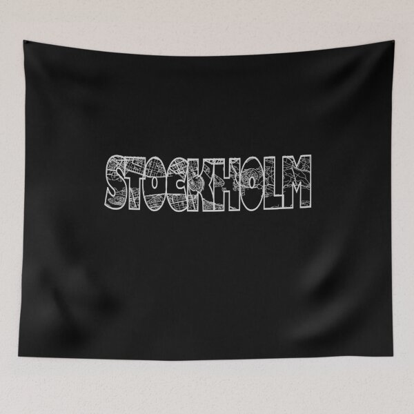 Item preview, Stockholm, Sweden Street Map designed and sold by thestreetslocal.
