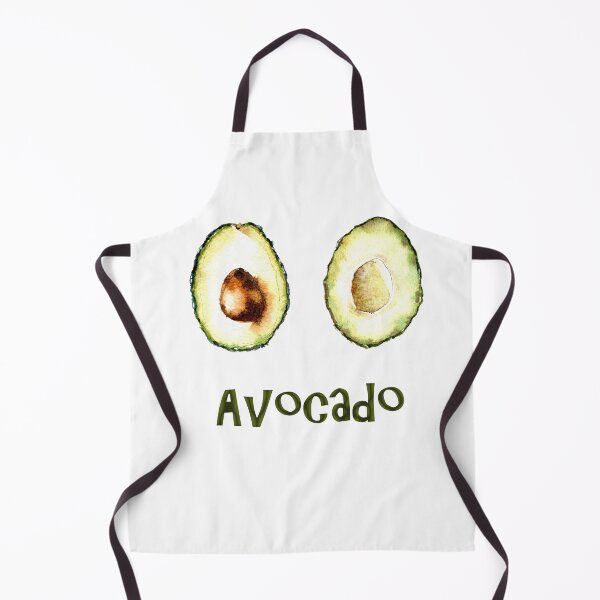 Item preview, Sliced in half avocado watercolor illustration designed and sold by Zavyalova-art.