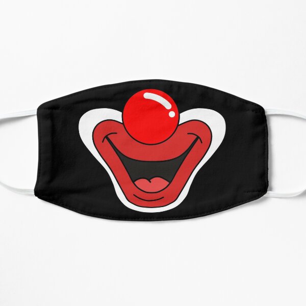 Smiling Clown Flat Mask