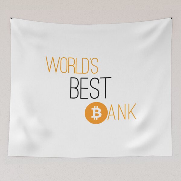 Item preview, World's best bank (Bitcoin) designed and sold by Bouzdesigns.