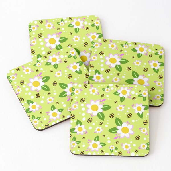 Item preview, Flowers and bees designed and sold by lovingkakeart.