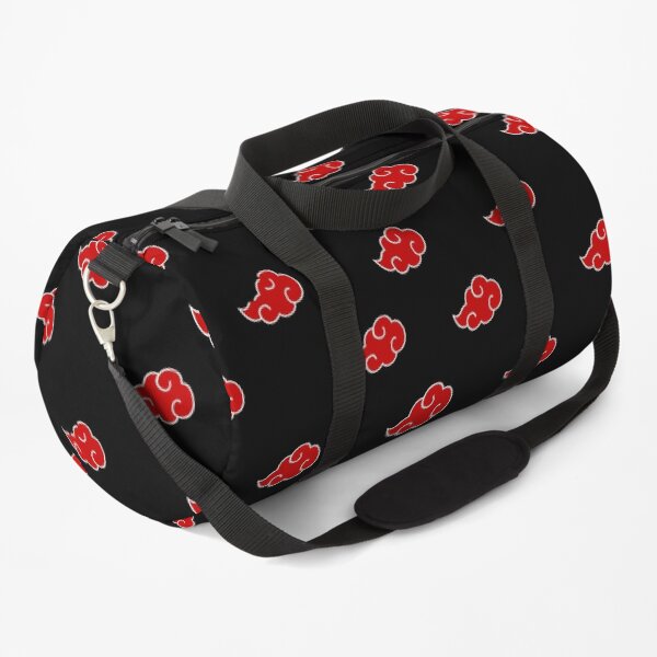 Villain Ninja Red Clouds Pattern Anime Manga Duffle Bag