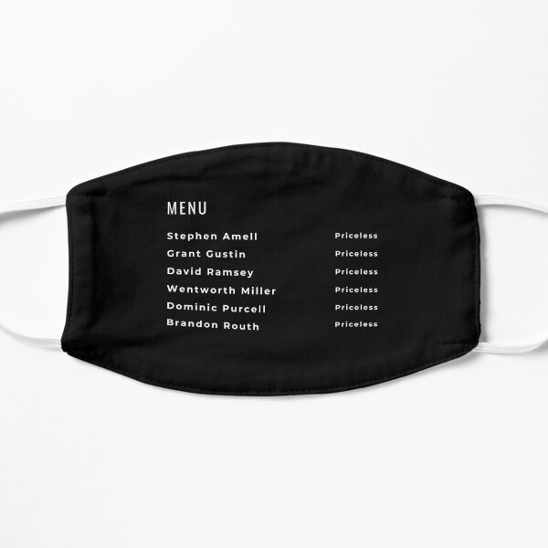 Cafe Menu for Hot Celebrities Mask