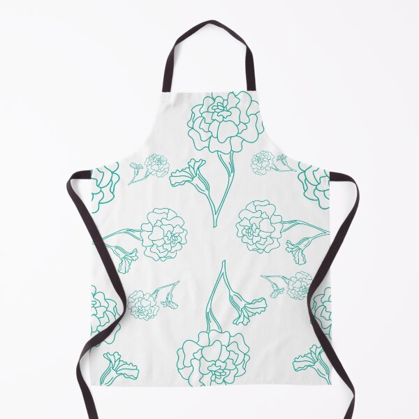 Item preview, blue roses pattern - Painted turquoise flowers pattern designed and sold by Amalzaki.
