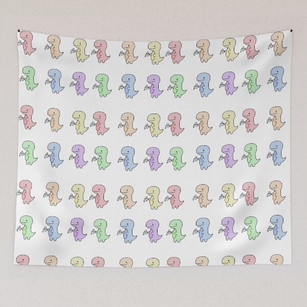 Item preview, Multi color tea rex designed and sold by oceansunflowers.