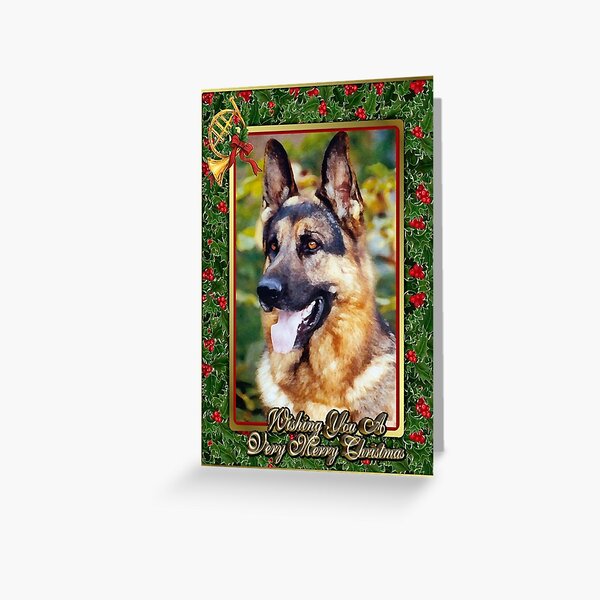 German Shepherd Gift Gift for Dog Lovers Birthday Card for Friend Dog Card Birthday Card Boyfriend Dog Greeting Cards