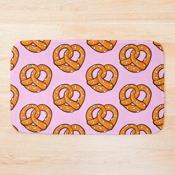 Item preview, Pretzel pattern on pink Background designed and sold by pablomendoza.