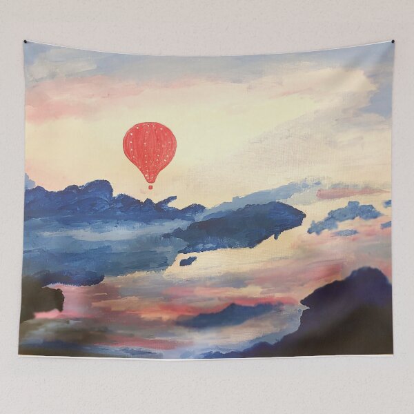 Item preview, Hot Air Balloon in a Sunset Sky designed and sold by charis-madi-art.
