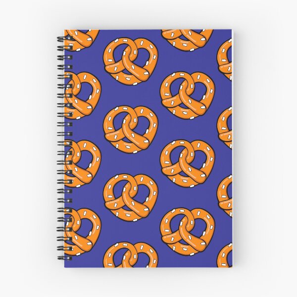 Item preview, Pretzel pattern on blue Background designed and sold by pablomendoza.