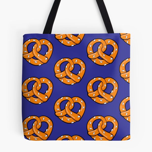 Item preview, Pretzel pattern on blue Background designed and sold by pablomendoza.