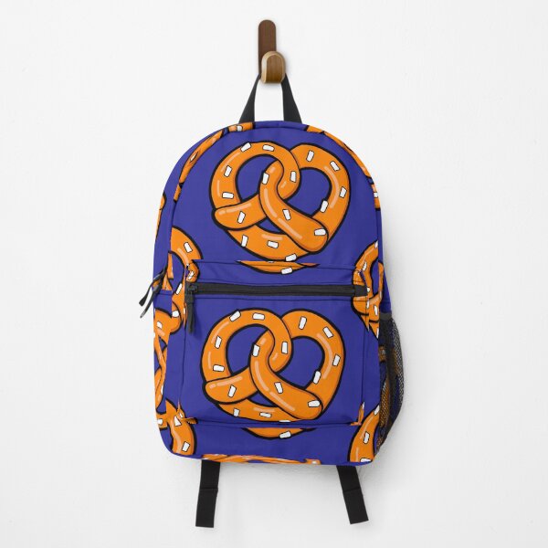 Item preview, Pretzel pattern on blue Background designed and sold by pablomendoza.