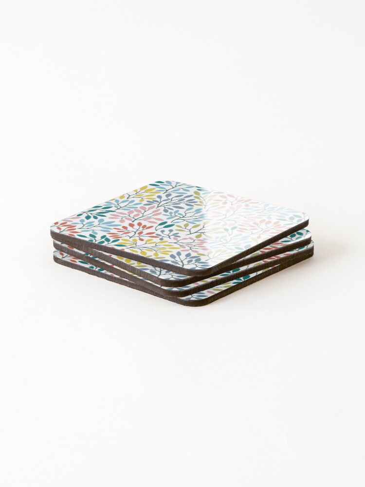 Thumbnail 4 of 5, Coasters (Set of 4), Multicolor Sapling designed and sold by mischellero.