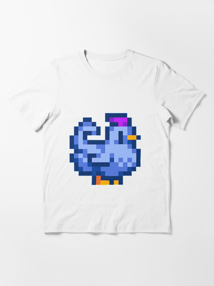 stardew valley blue chicken pillow plush