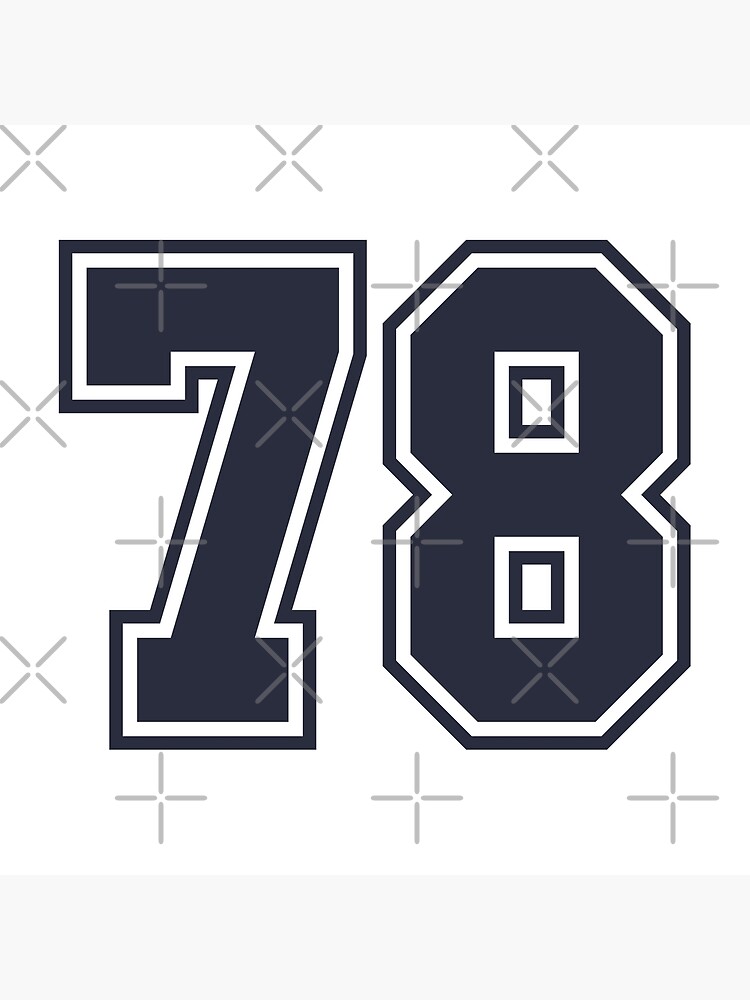 36 Navy Grey Red Sports Number Thirty-Six Sticker for Sale by HelloFromAja