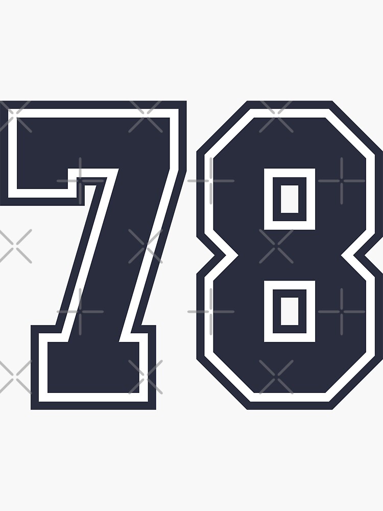 78 Sports Number Seventy-Eight