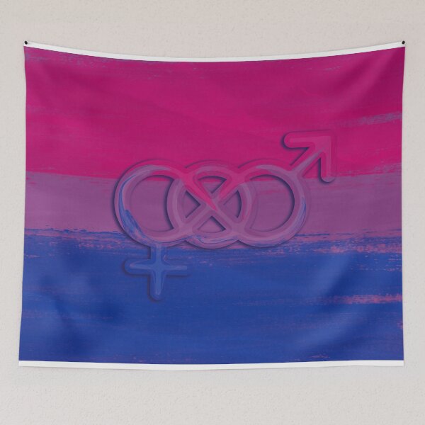 Item preview, Bi Pride Flag Bisexual symbol designed and sold by GreenSplash.