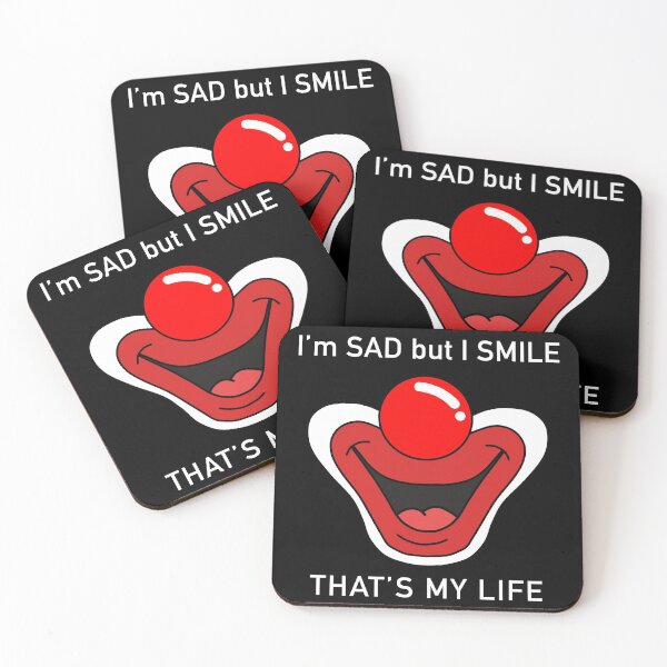 Item preview, Smiling Clown with White Quotes designed and sold by avejane.