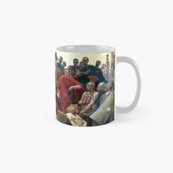 Vercingetorix Throws Down His Arms At The Feet Of Julius Caesar Classic Mug