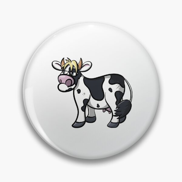 Artikelvorschau, Grumpy Cute Cow Cartoon entworfen und verkauft von LEFDDesigns.