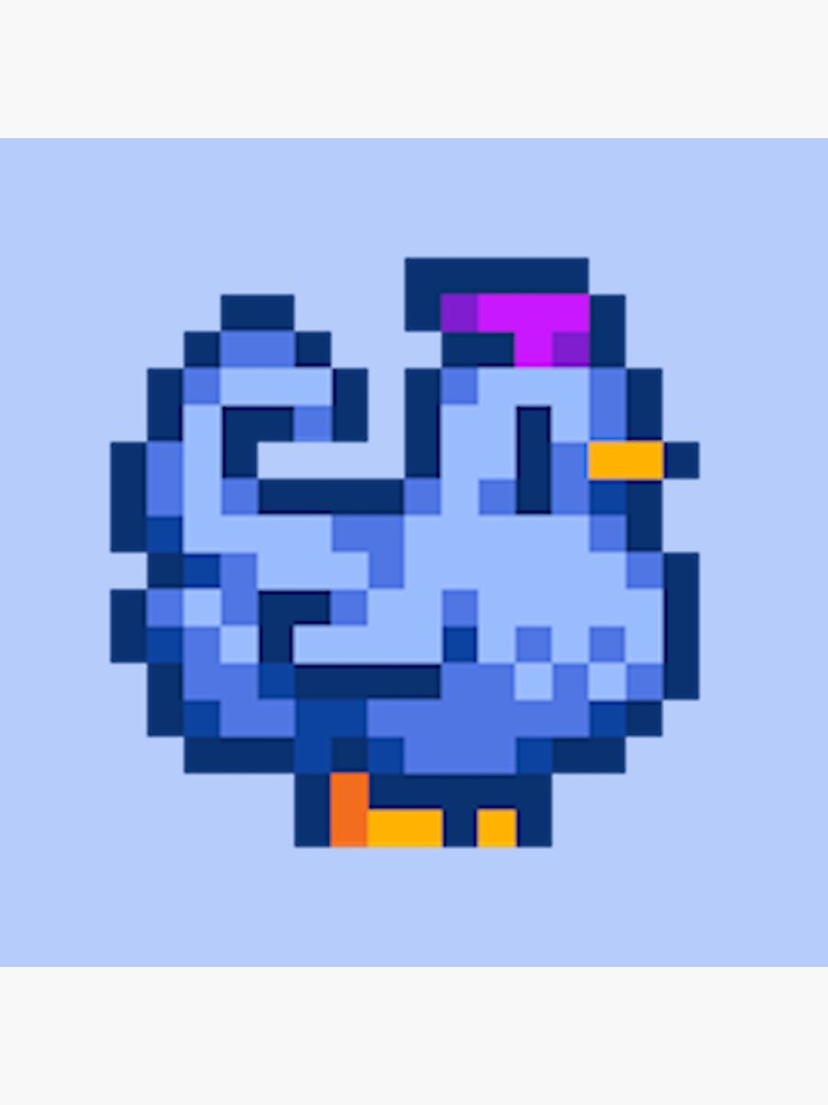 stardew blue chicken plush