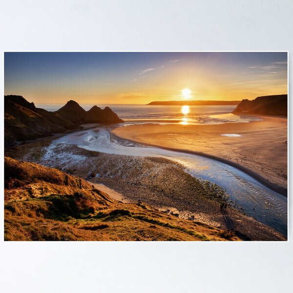 Item preview, Three Cliffs Bay, Gower designed and sold by Dan Santillo.