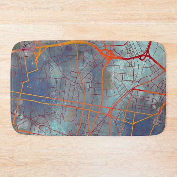 Item preview, Porto Portugal Street Map Green Urban designed and sold by IvonDesign.
