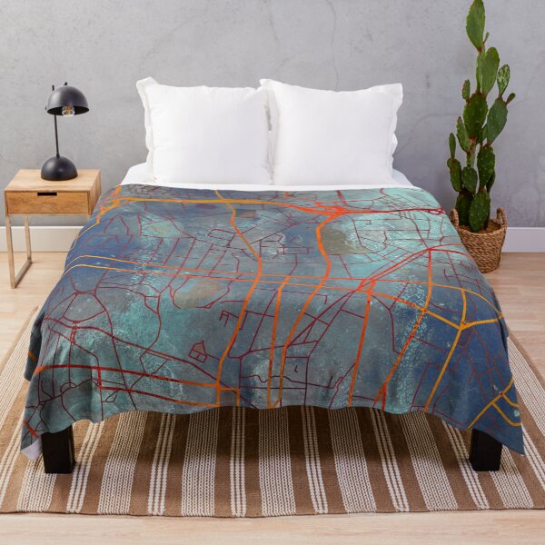 Item preview, Porto Portugal Street Map Green Urban designed and sold by IvonDesign.