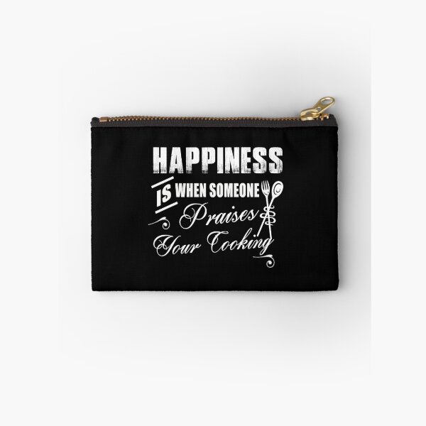 Item preview, Happiness is when someone praises your cooking - Funny cooking lover Gift designed and sold by Teenation9.
