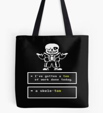 Undertale - Sans Skeleton - Undertale T shirt Tote Bag