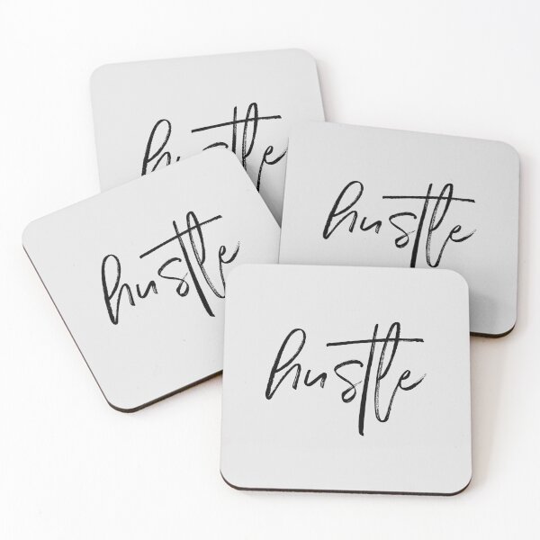 Item preview, Hustle | Motivational Typography Quote designed and sold by CarlosAlberto.