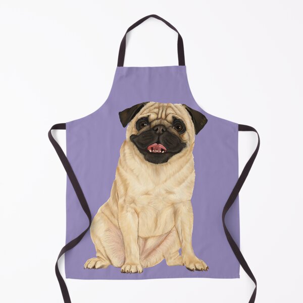 Item preview, Cute sitting pug dog designed and sold by Mehu.