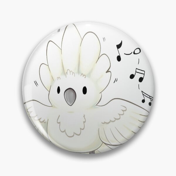 Item preview, DANCE DANCE BIRB - Umbrella Cockatoo designed and sold by Raptor Goes RAWR! (RadiantGlyph).