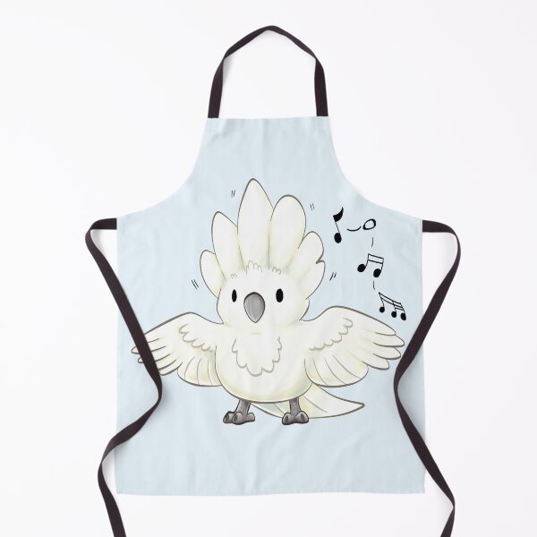 Item preview, DANCE DANCE BIRB - Umbrella Cockatoo designed and sold by Raptor Goes RAWR! (RadiantGlyph).