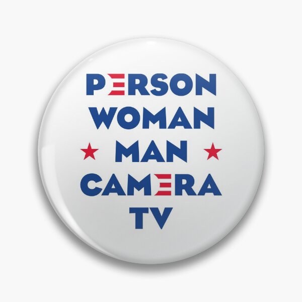 Item preview, Person Woman Man Camera TV in Joe Biden Campaign style designed and sold by w1ckerman.
