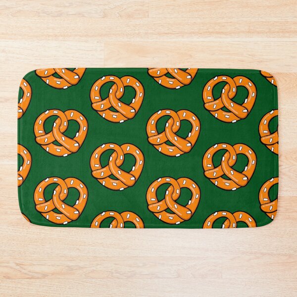 Item preview, Pretzel pattern on green background designed and sold by pablomendoza.