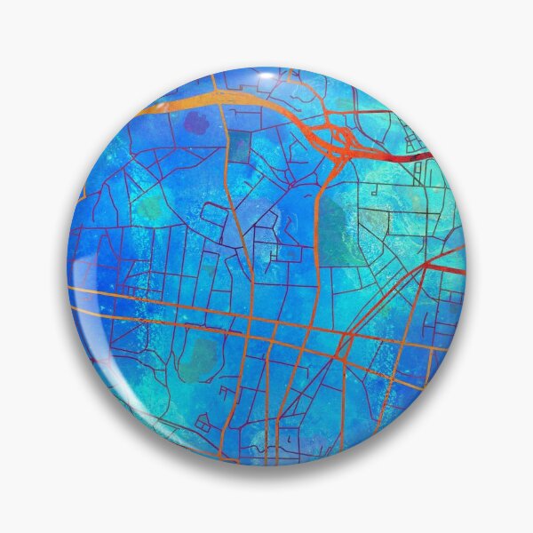 Item preview, Porto Portugal Street Map Blue Lagoon designed and sold by IvonDesign.