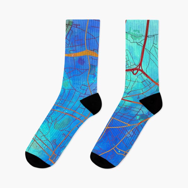 Item preview, Porto Portugal Street Map Blue Lagoon designed and sold by IvonDesign.