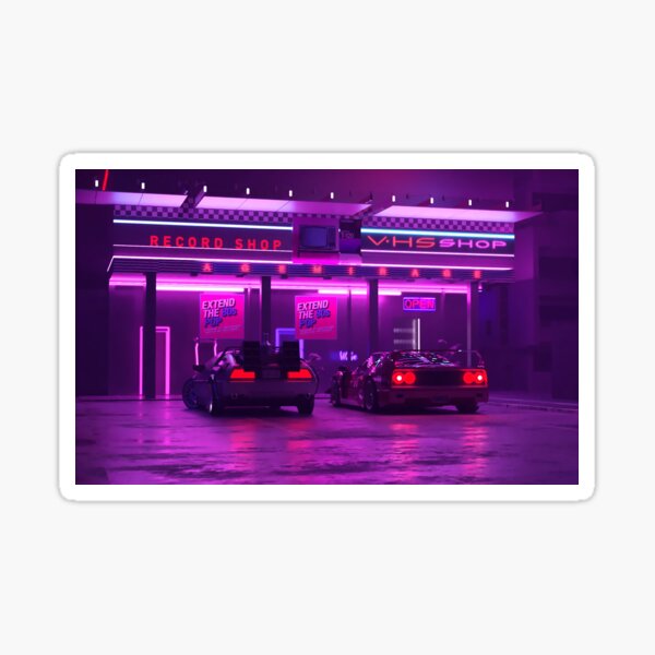 Vhs Shop Sticker