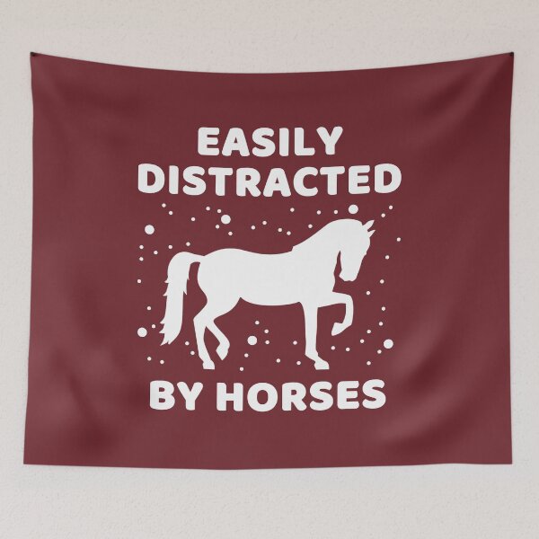 Item preview, Easily Distracted By Horses - Horses Lovers Best Gift #8 designed and sold by SalahBlt.