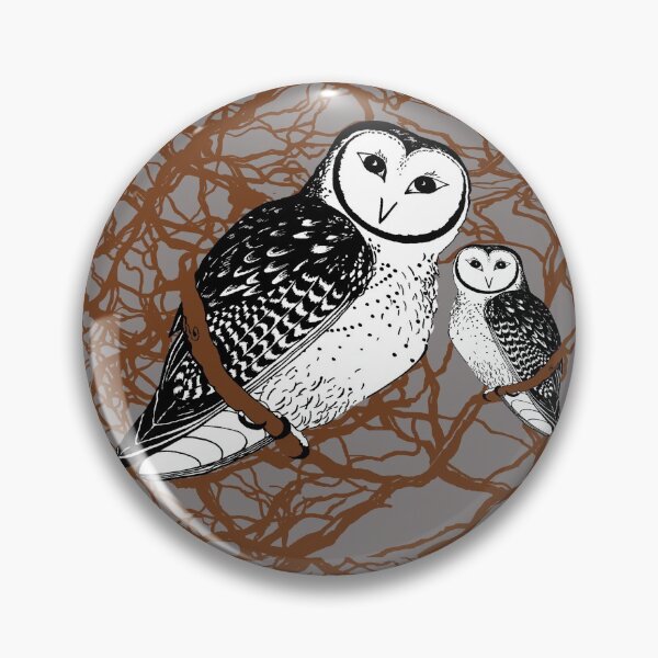 Item preview, Pair of Tasmanian Masked Owls - Endangered designed and sold by topologydesign.