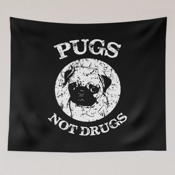 Item preview, Pugs not drugs - Funny pug puppy lover Gift designed and sold by Teenation9.