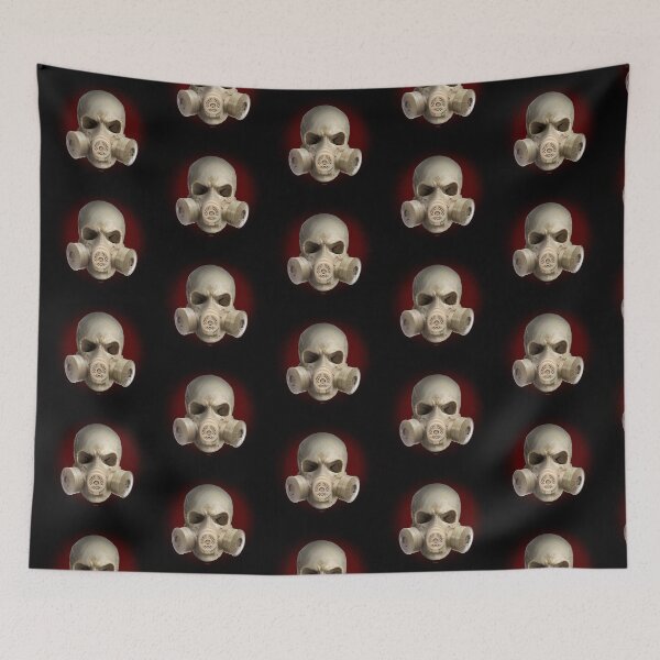 Item preview, gasmaskskull - gas mask skull 07x01 red designed and sold by Radu-Gabriel.