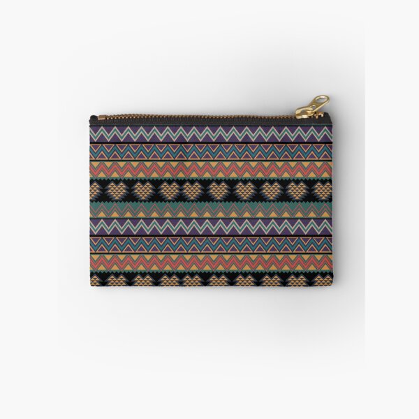 Item preview, retro zigzag patterns (yellow, black, red and violet) designed and sold by Gee Creatives.