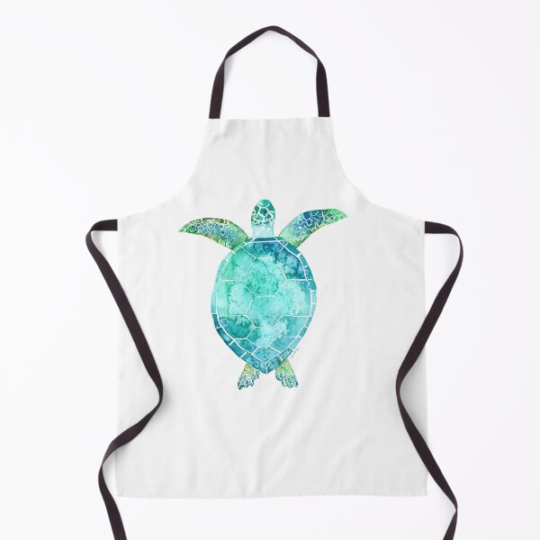 Item preview, Blue Turtle, turtle art, ocean turtle swiming designed and sold by polkadotwhale.