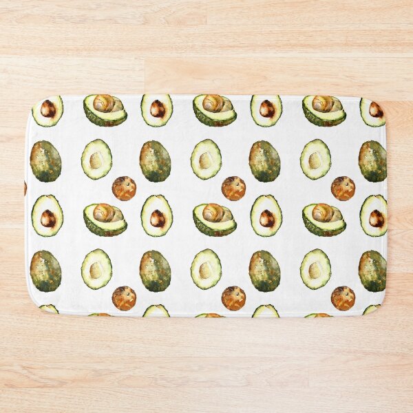 Item preview, Avocado parts and bone watercolor pattern designed and sold by Zavyalova-art.