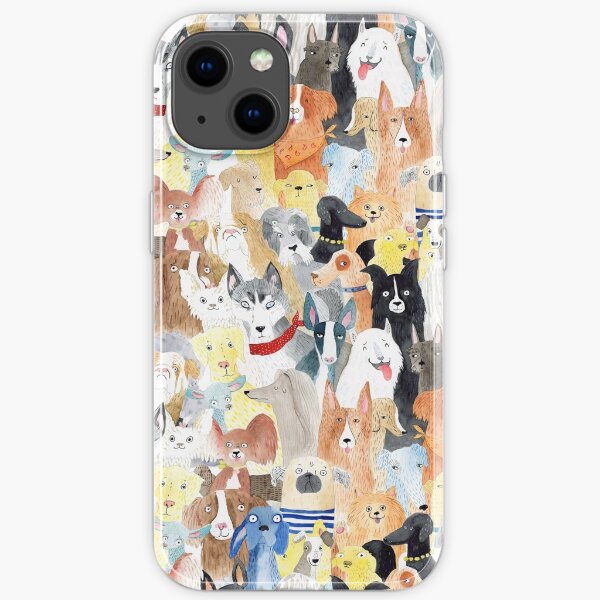 Dogs dogs dogs iPhone Soft Case