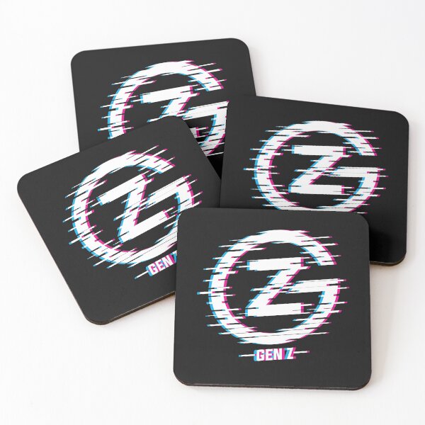 Item preview, Gen Z glitch logo designed and sold by DzineMon.