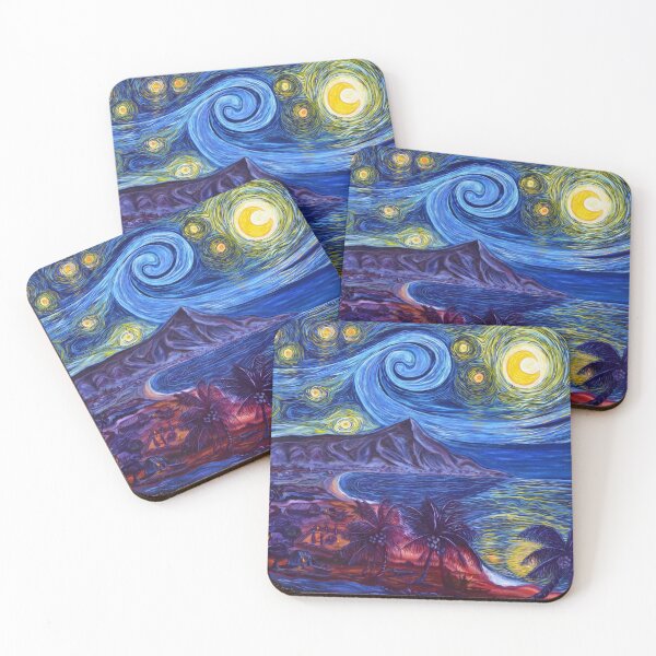 Item preview, Honolulu Starry Nights designed and sold by RachaelRayArt.